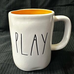 Rae Dunn Magenta “Play” mug.